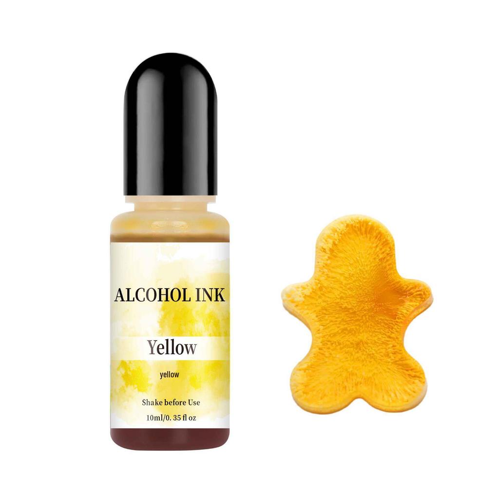 Automatic Diffusion 3D Bleeding Effect Crystal Epoxy Colorant - 30-Color DIY Alcohol Ink Set