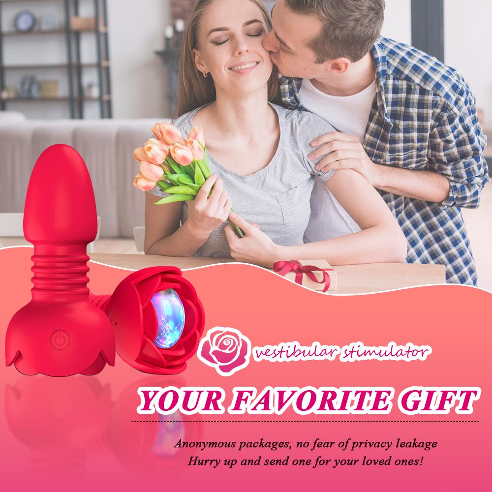 Thrusting Anal Plug Vibrator for Women Butt Plug Male Prostate Massager Remote Control Vibrating Masturbator Sex Toys for Adult