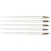 Wooden Handle Dip Pen Home Office Art Painting Calligraphy Fountain Pen Set GiftWhite Thin Long Handle
