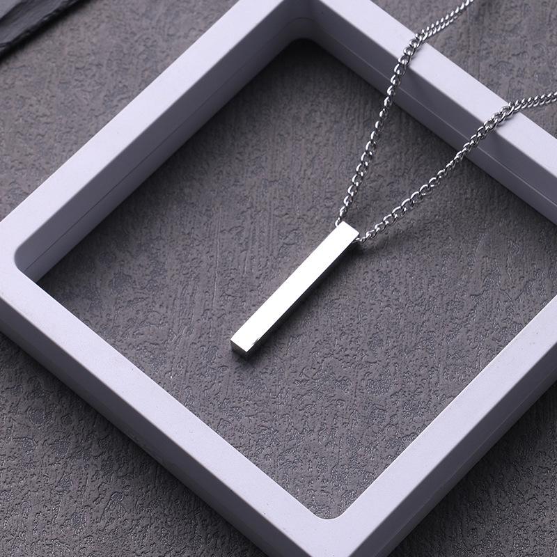 Men's Titanium Steel Hip Hop Pendant Necklace - Trendy, Non-fading Street Style