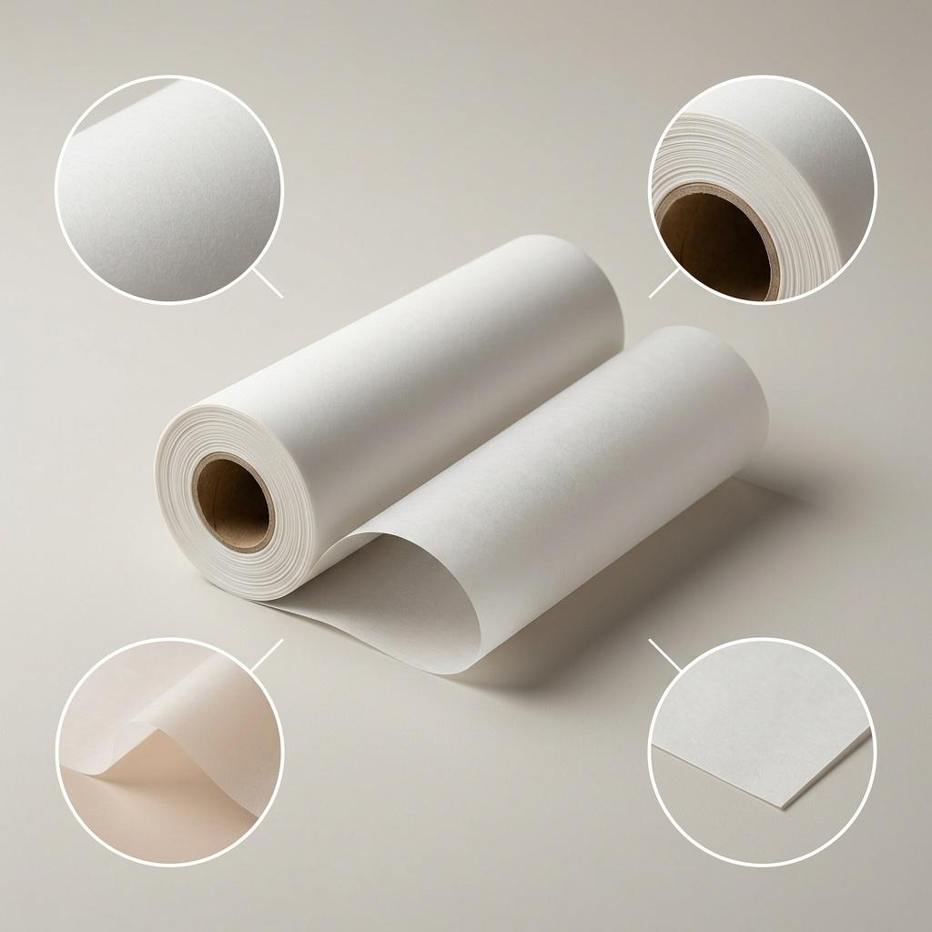 Translucent Tracing Paper Roll for Drawing, Copying, Engineering, and Packaging Thickened Sulphuric