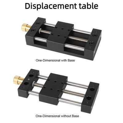 Präzisions-Gleittisch X-Achsen-Plattform Gleittisch 40x70mm Manuelle Translation Verschiebungsstation Feinabstimmung Lineartisch