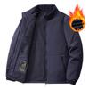 Live Broadcast Versatile Men's Jacket: Stand Collar Coat for Spring, Autumn, Winter - Suitable for Middle-aged and Young Men, Loose Fit.
