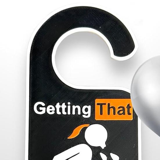 Acrylic Door Knob Hanger Home Office Dorm Bedroom All Standard Doors Handle Hanging Decoration