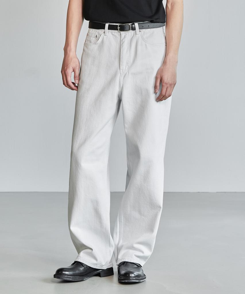 Beulaendideu 1855 Light Gray Jeans [Extra Wide Straight]