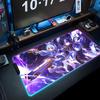 Clorinde Mouse Pad RGB Gaming Mousepad Big LED Pad PC Desk Mat Luminous Mouse Pad Large Keyboard Mats Table Rug With Backlit