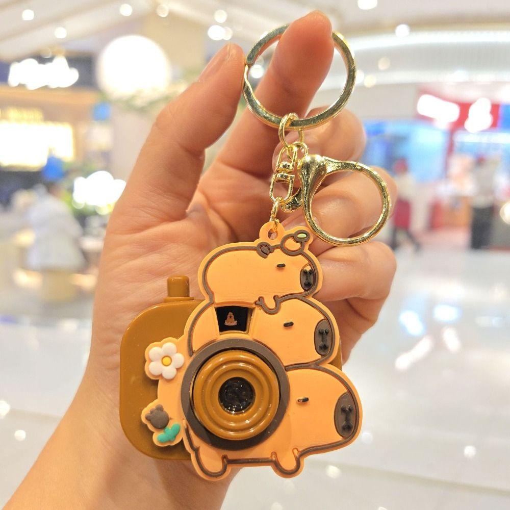 Car Keyring Kapybara Pendant Kawaii Car Keyring Creative Capybara Keychain  Couple