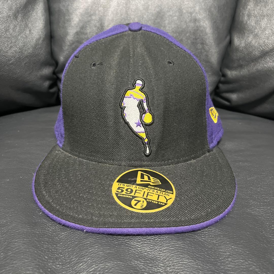 Used NEW ERA 59FIFTY Lakers 7 1/2 bboy hiphop