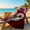 Labubu Customize Text Beach Towel Super Soft Microfiber Quickdry Fabric Perfect for Traveling Yoga Camping and Swimming