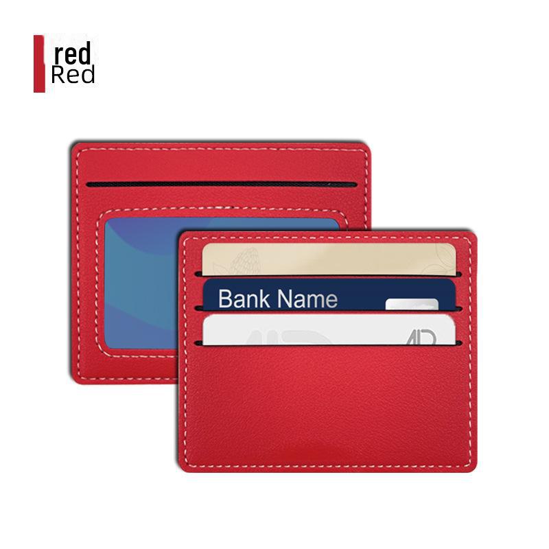 Exquisite Anti-Theft RFID Leather PU Card Holder: Universal, Spacious, & Stylish for Women