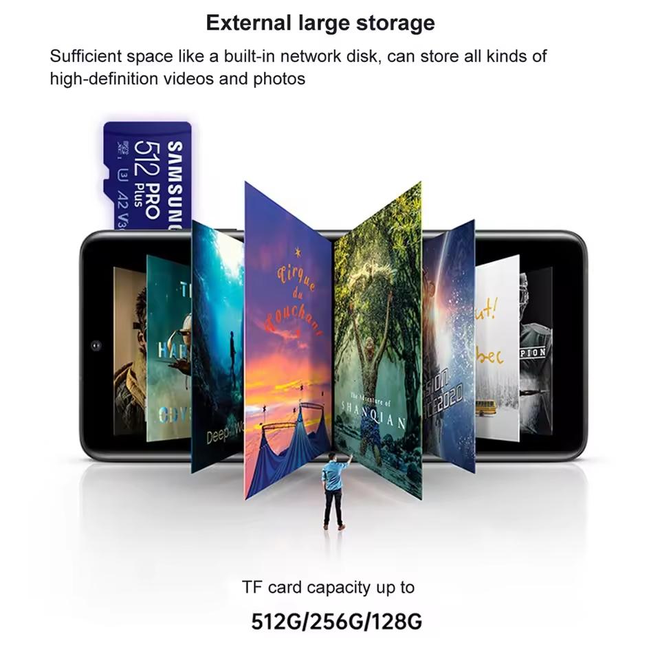 Samsung 128GB PRO Plus microSD Memory Card 256GB microSDXC,512GB Up To 180 MB/s,Full HD & 4K,UHS I,C10,U3,V30,A2,for Phones GoPRO and DJI Drone Camera