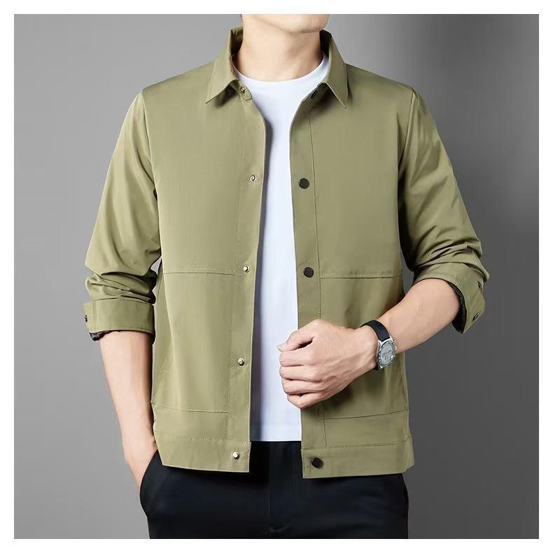 

2025 Trendy Men s Casual Lapel Jacket - Spring & Autumn Collection, Youth Fashion L (100-115 lbs recommended)