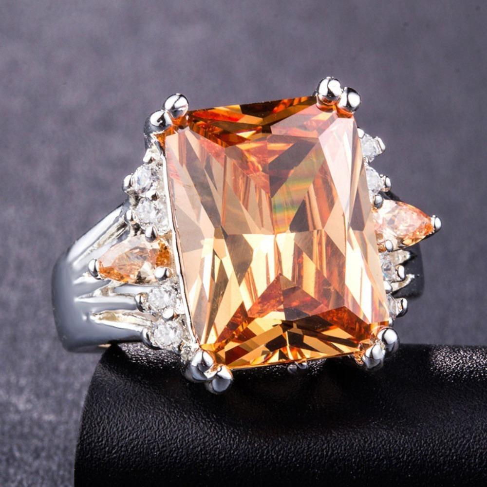 Bold Colorful Gemstone Rings for Women Stylish Accessories Handmade Jewelry