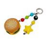 Funny Hamburger Pendant: Creative Food Toy Keychain & Bag Charm