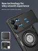 Anti-slip Armor Shockproof Case For Tecno Spark Go 3 KN3 Camera Lens Protection Rotating Ring Stand TPU Plastic Phone Cover