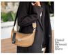 2025 Autumn/Winter Women's Top Layer Cowhide Shoulder Crossbody Bag