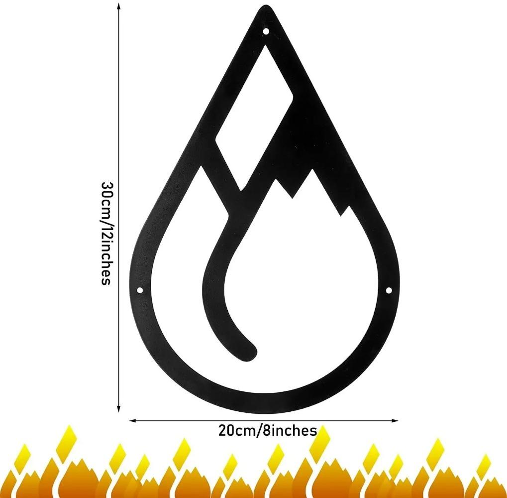 Металлическое настенное искусство Four Elements — фото 3