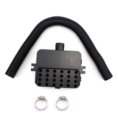 Filtro Silenciador de Admisión para Calentador de Aire Diésel de 25 mm + Tubo Conducto de Admisión Longitud Estirada 60 cm + 2x Abrazaderas Para Webasto Eberspacher