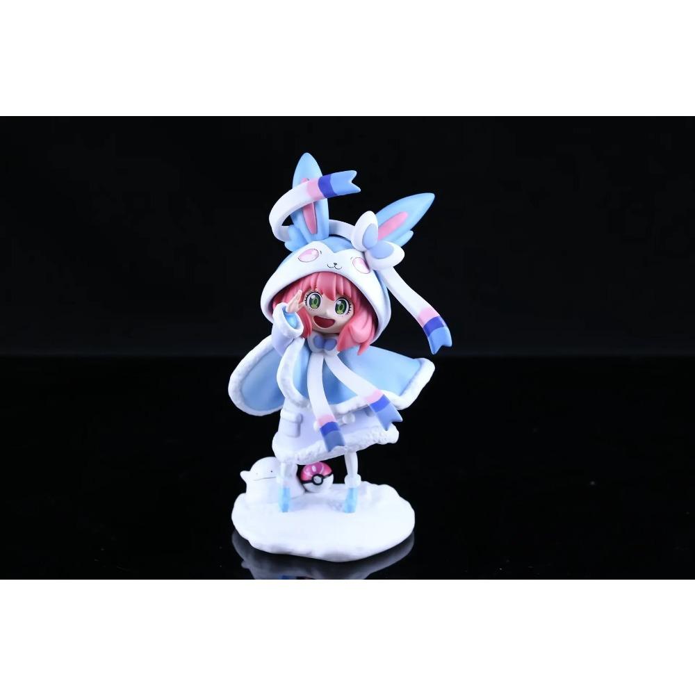 SPY×FAMILY Anya Forger As Pokemon Sylveon Action Figure Toys 21CM