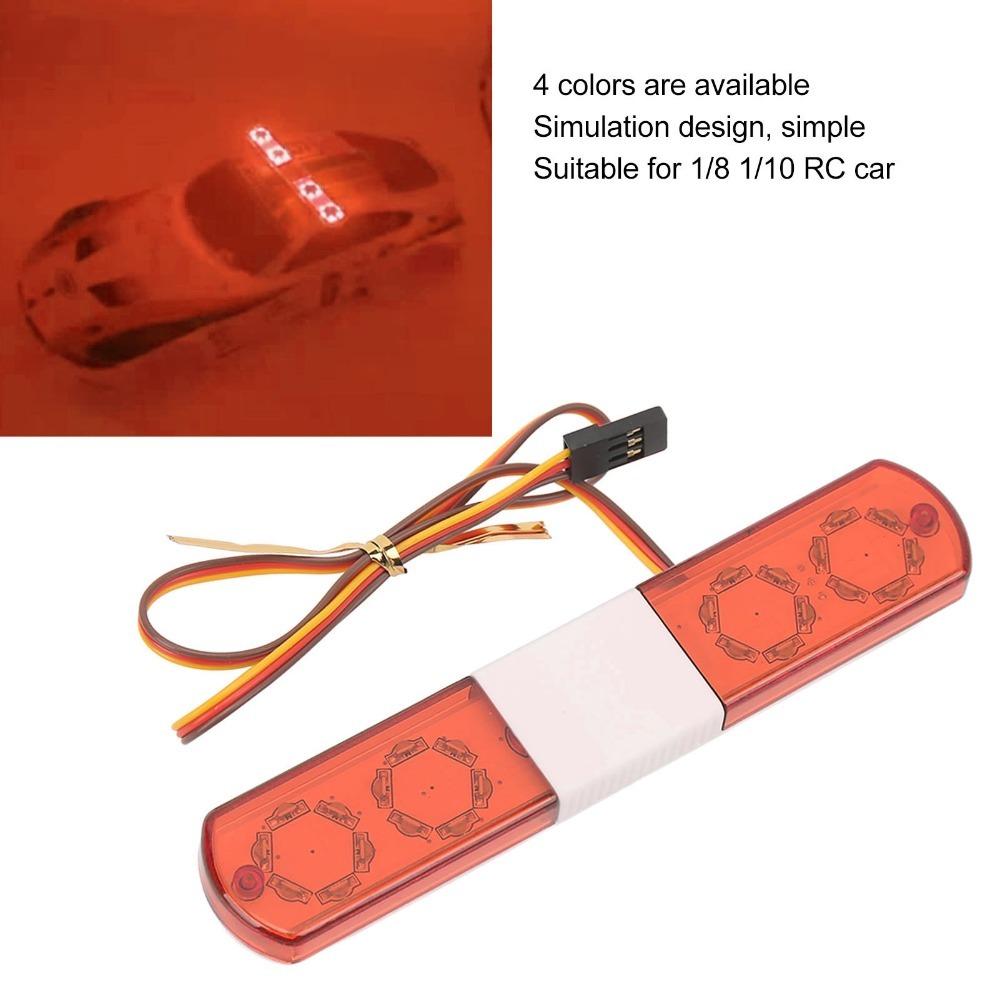 Nine Flashing Modes RC Alarming Light 115mm Light Bar Lamp Durable Alarming Light  RC Car