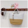Large Capacity Portable Vegetable Basket New Versatile Spring and Summer Woven Straw Bag Seaside Vacation Beach Bag