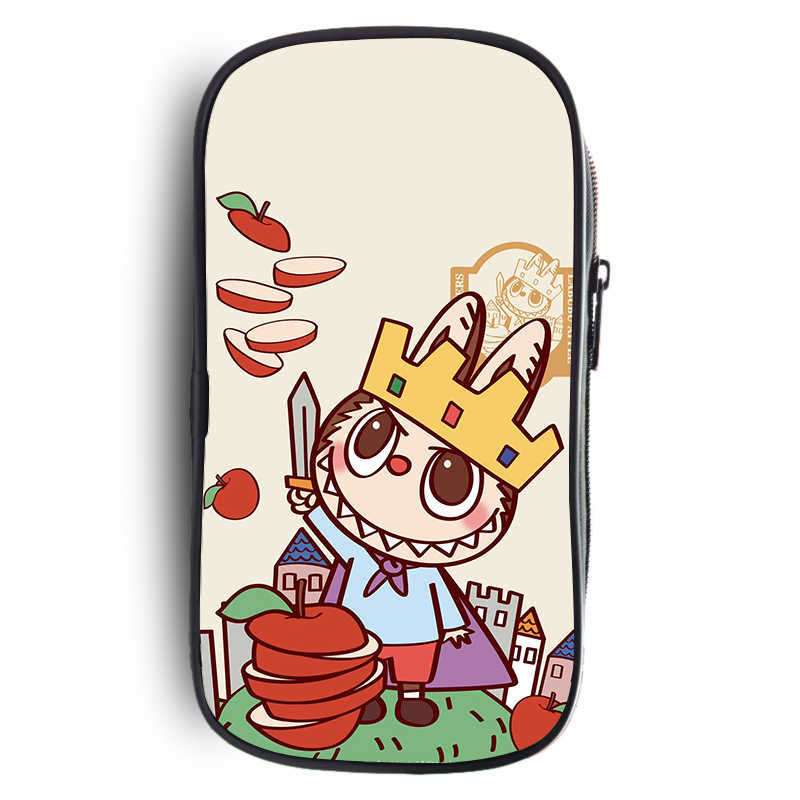2025 Labubu Primary And Secondary School Students Cartoon Diy Printing Fashion Storage Pencil Bag