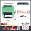 Self-Inking Rectangular Teacher's Grading Stamp - Cute Cartoon Design
