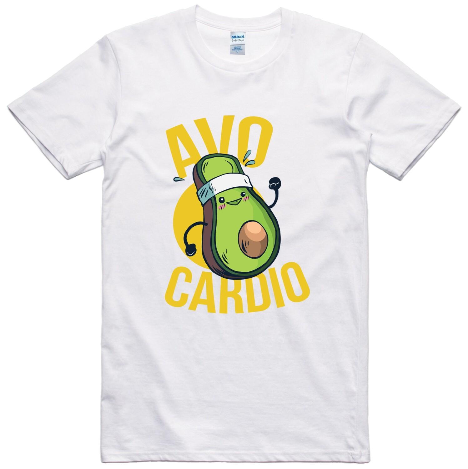 

Vegan Vegetarian Funny T Shirt Regular Fit 100% Cotton Tee Avo Cardio S разноцветный