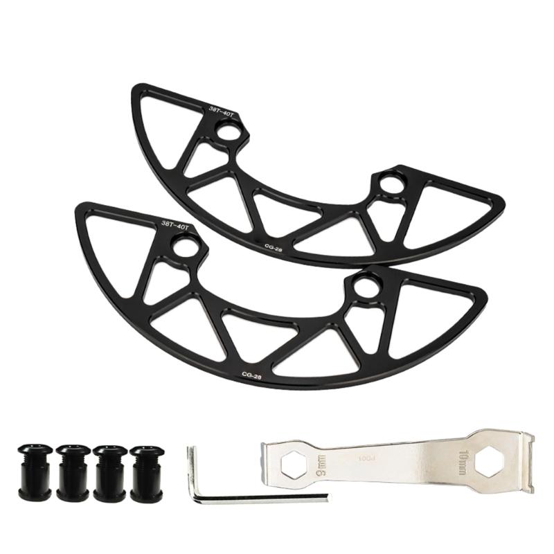 Bicycles Chainring Guard Crank Chain Wheel Protector Bicycles Chainwheel Guard Cover Chainring Protector Cover And Bolts