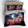 Floral Moonlight Home Decor Set Multiple Sizes Kid'S And Adults' Bedroom Exquisite 3Pc Bedding Set, Gift