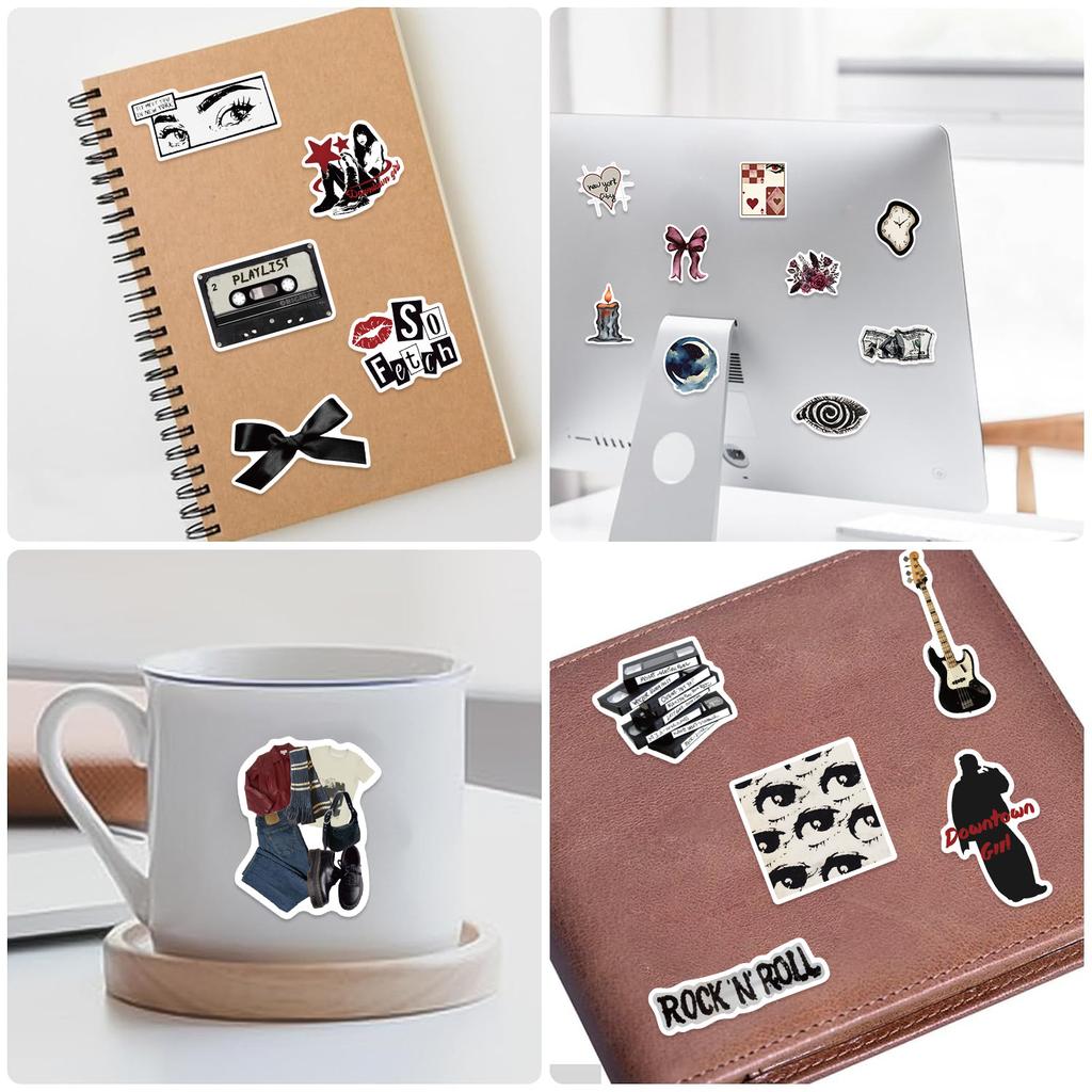 100 Cartoons Downtown Girl Graffiti Stickers DIY Decorative Guitar Notebook Suitcase DIY Waterproof
