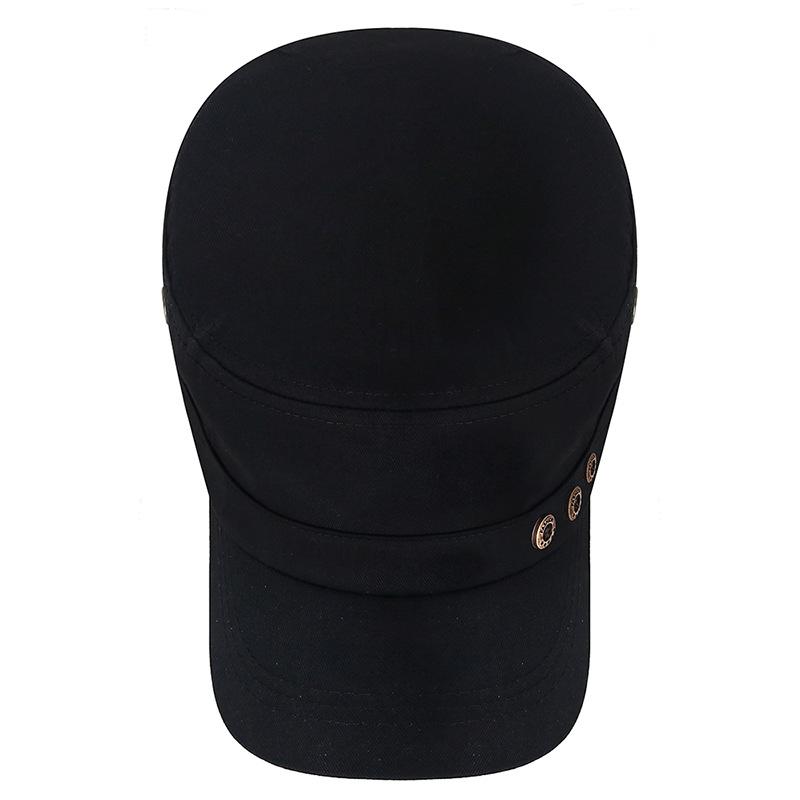 Men's Side-stitched Three-button Vent Flat Hat Sun Protection Outdoor Casual Baseball Hat