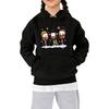 Sweatshirts For Teen Girls Hoodies Long Sleeve Drawstring Pullover Cute Printed Oversized Hoodie Christmas