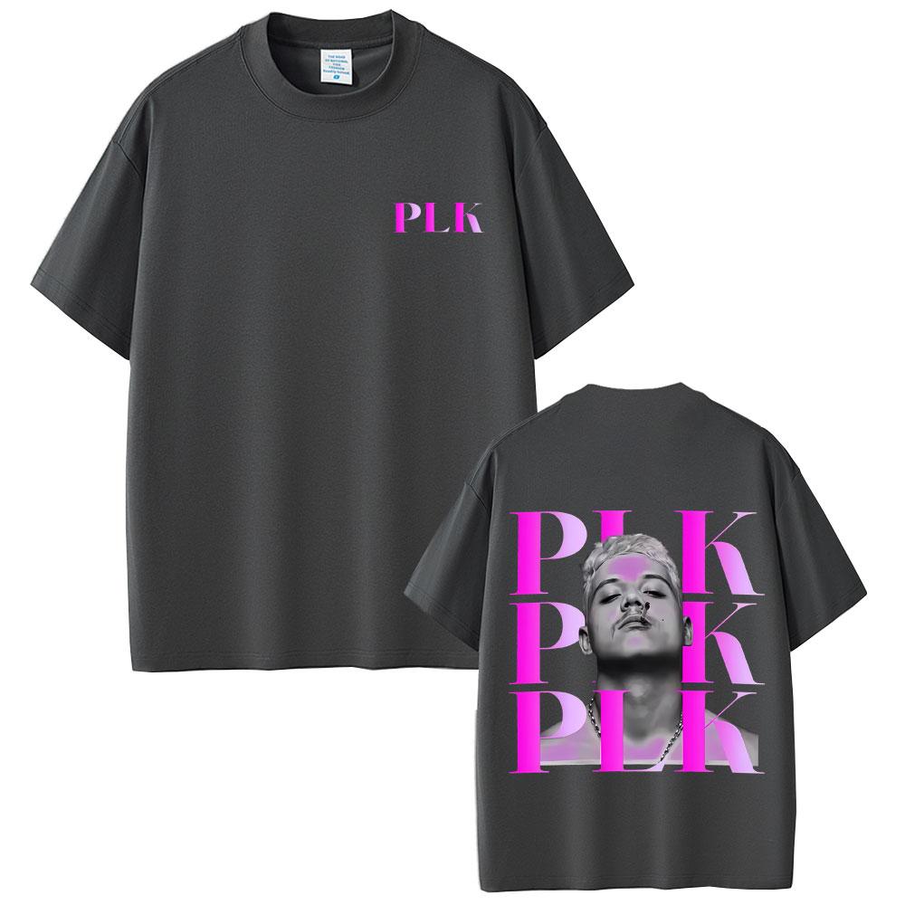 

Rapper Plk Face Graphic Tshirt Unisex Women Fashion Pop Music Streetwear Unisexs Casual Cotton T Shirts Unisex Vintage Hip Hop Tees 4XL