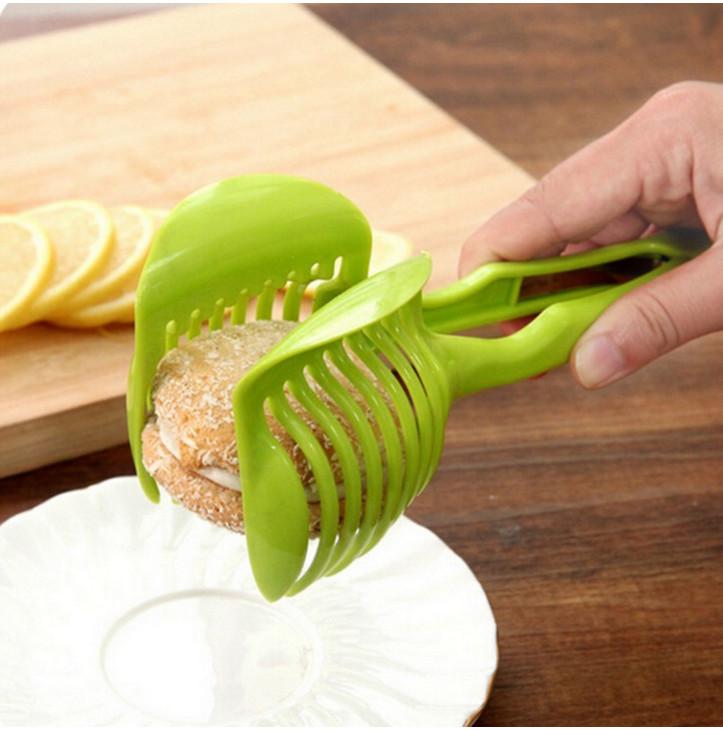 Portable Lemon Tomato Slicer Kitchen Fruit Cutter Red City Slicer