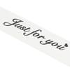 2.5cm Satin Ribbon Roll 45yd Printing Just for You Polyester for   Wedding Decoration Birthday Cake Packing