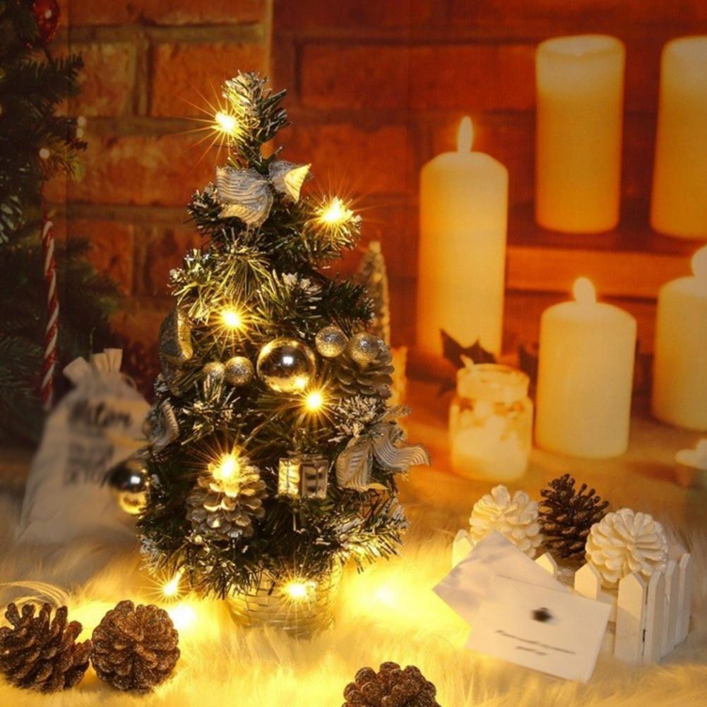 Christmas Tree Home Bedroom Party Decorations Artificial Christmas Tree Children DIY Handicraft 2025 New Year Gift