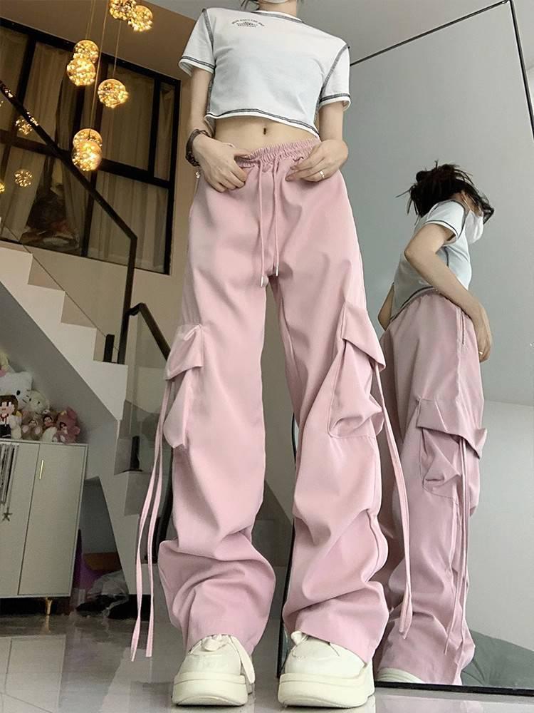 

Быстросохнущие летние брюки карго унисекс Dopamine - Облегающие, свободные, повседневные, прямого кроя S (Recommended 80-90 jin)