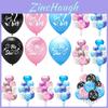 Vibrant Baby Gender Reveal Party Decoration Latex Sequin Balloons Set For Celebrations