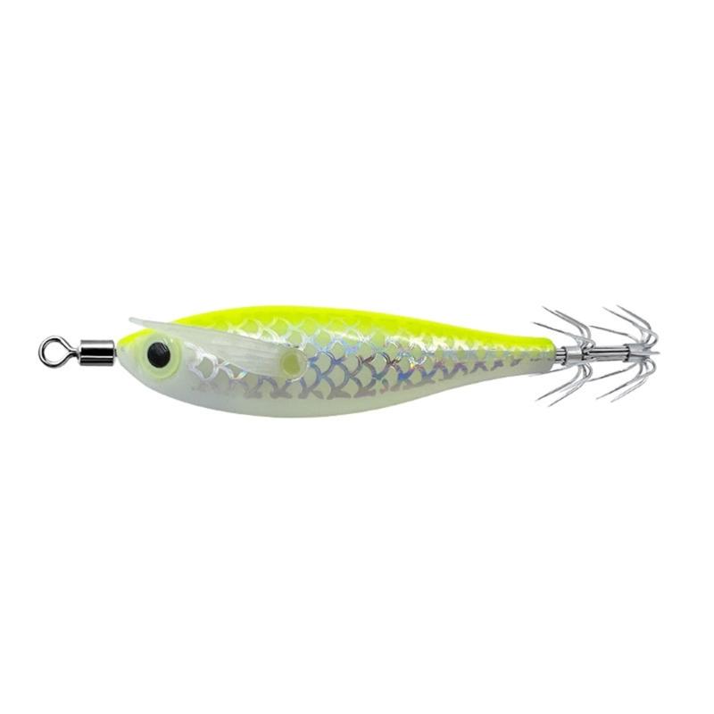 Saltwater Freshwater Angling Shrimp Cuttlefish Jig Hook Lures Round Belly Squid Jig Fishing Lures with Shrimp Designs