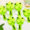 8pcs Mini Cartoon Frog Shaped Portable Handheld Fan Gift Set,Adult Party Birthday Gifts,Pinata Filler,Suitable for Summer Parties,Group Dining Scenes