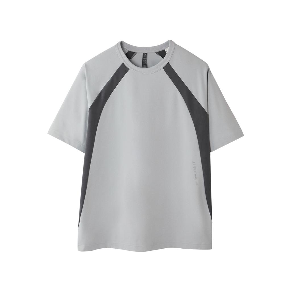 Adidas Logo Minimalist Pullover Comfortable Short Sleeve T-Shirt Men T-Shirts Gray KB5982