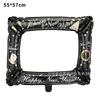 Diy Photo Frame Balloon Birthday Party Decoration Aluminum Film Balloon Graduation Scene Arrangement Props Atmosphere Arrangement