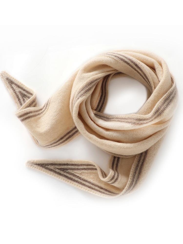 

Women s Wool Cashmere Knitted Triangle Scarf - Autumn/Winter Warm Versatile Snood