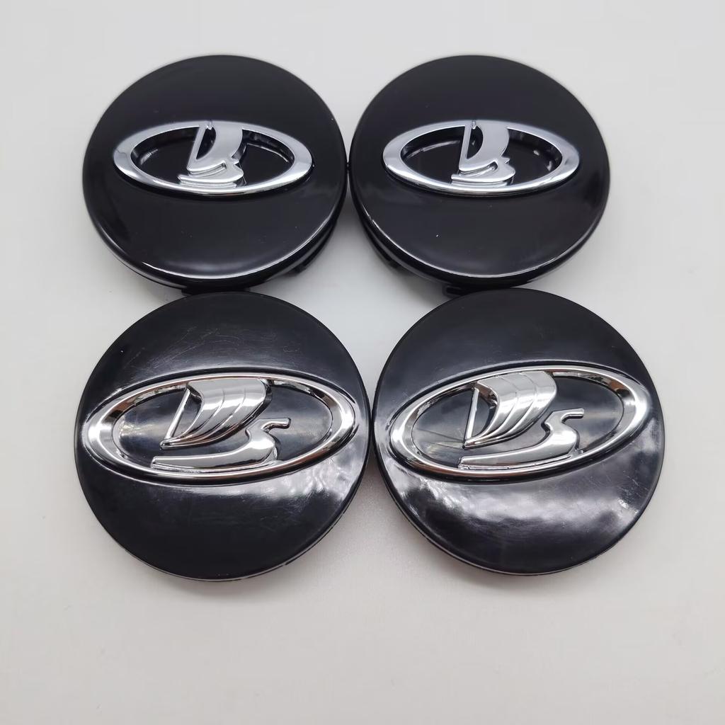 4Pcs 57mm Car Wheel Center Hub Cap Wheel Rim Cover Fit for Lada 2107 Samara Largus Vesta Priora Niva Granta Kalina 2106