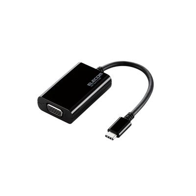 Elecom USB-C To VGA Adapter (Black) AD-CVGABK