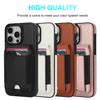 2-in-1 Detachable Card Leather Case for iPhone 16 Pro Max 17 Air 16 Pro 15 Plus 14 13 12 Wireless Charging Magnetic Wallet Cover