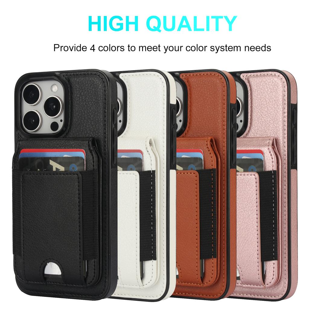 2-in-1 Detachable Card Leather Case for iPhone 16 Pro Max 17 Air 16 Pro 15 Plus 14 13 12 Wireless Charging Magnetic Wallet Cover
