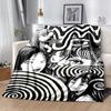 1pc Blanket Thriller Manga Junji Ito Tomie2 Print Design, Lightweight Blanket for Sofa, Bed- Soft &Warm, Gift for All Seasons Like Christmas, Hallowee