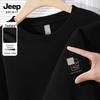 JEEP SPIRIT Men's 2025 Fashion High Street Loose Round Neck Sweatshirt